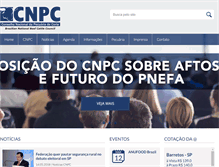 Tablet Screenshot of cnpc.org.br
